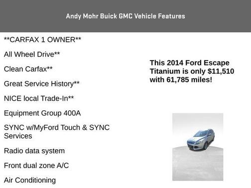 2014 Ford Escape Titanium