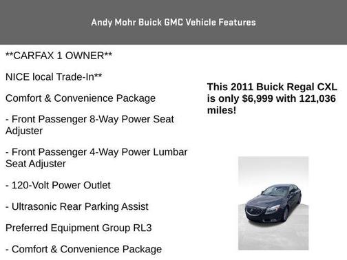 Cyber Gray Metallic 2011 Buick Regal CXL