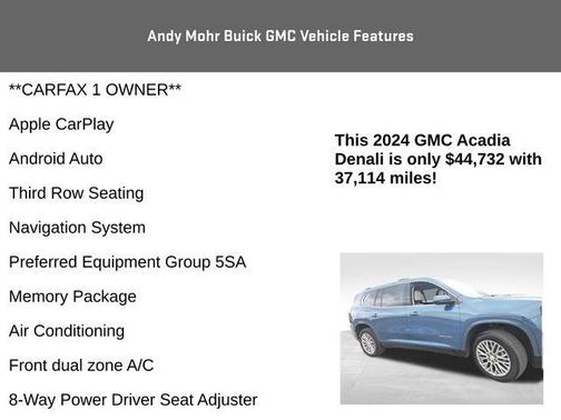 2024 GMC Acadia Denali