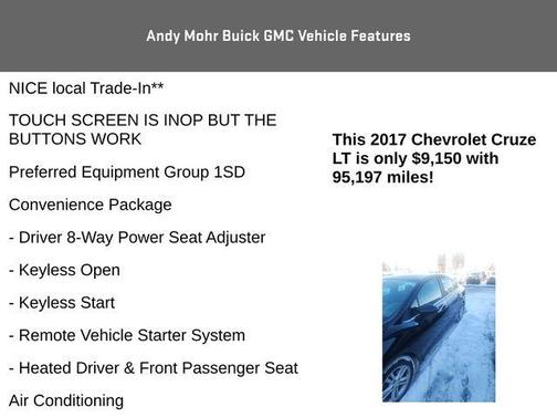 2017 Chevrolet Cruze LT