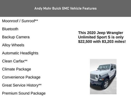 2020 Jeep Wrangler Unlimited Sport