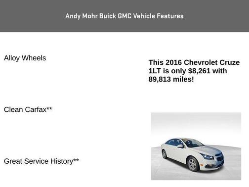 2016 Chevrolet Cruze Limited 1LT