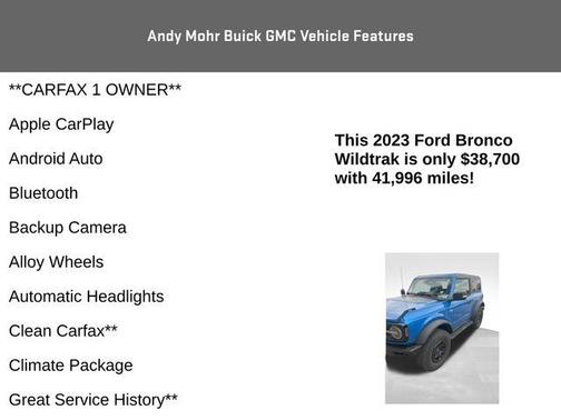 2023 Ford Bronco Wildtrak