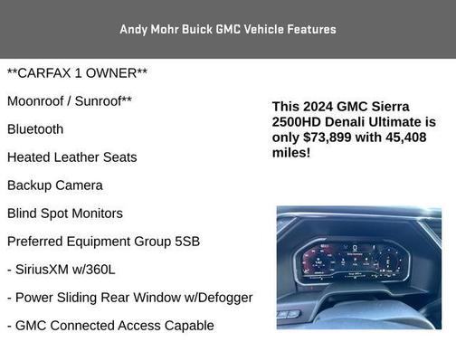 Metallic 2024 GMC Sierra 2500 Denali Ultimate