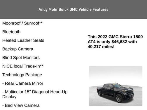 2022 GMC Sierra 1500 AT4