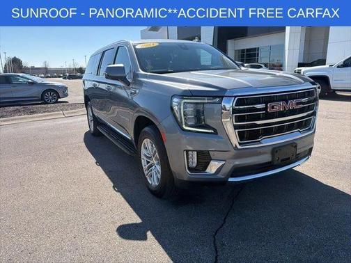 Satin Steel Metallic 2021 GMC Yukon XL SLT