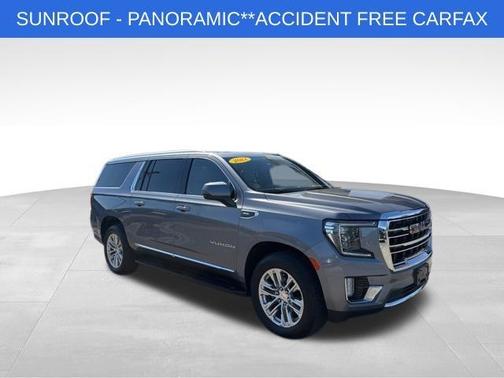 Satin Steel Metallic 2021 GMC Yukon XL SLT
