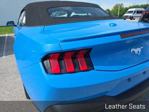 Grabber Blue 2025 Ford Mustang EcoBoost Premium
