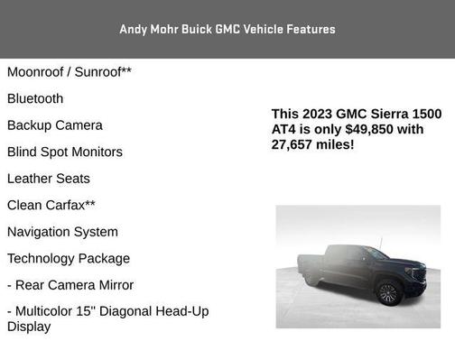 2023 GMC Sierra 1500 AT4