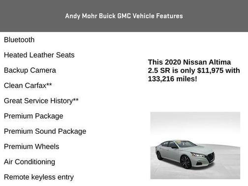 2020 Nissan Altima 2.5 SR