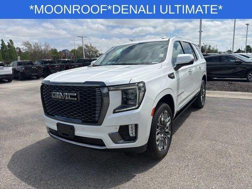 White Frost Tri-Coat 2023 GMC Yukon Denali Ultimate