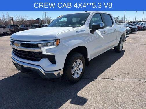 Summit White 2025 Chevrolet Silverado 1500 LT