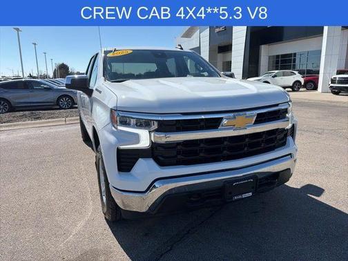 Summit White 2025 Chevrolet Silverado 1500 LT