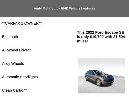 2022 Ford Escape SE
