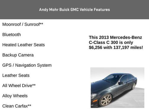 2013 Mercedes-Benz C-Class C 300 4MATIC