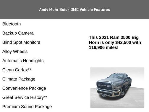Billet Silver Metallic 2021 RAM 3500 Big Horn
