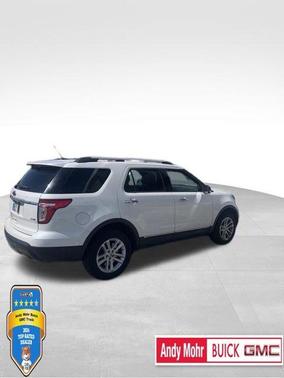 White Platinum Clearcoat Metallic 2015 Ford Explorer XLT