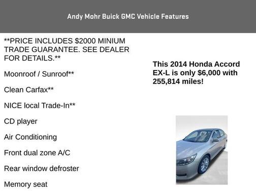 2014 Honda Accord EX-L