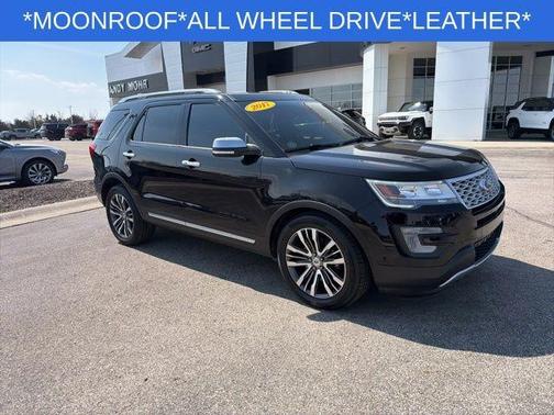 Shadow Black 2017 Ford Explorer Platinum