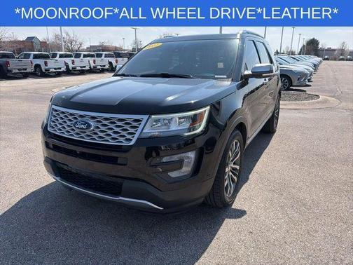 Shadow Black 2017 Ford Explorer Platinum