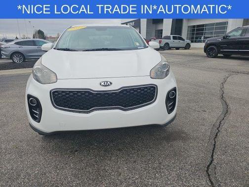 Clear White 2017 Kia Sportage LX
