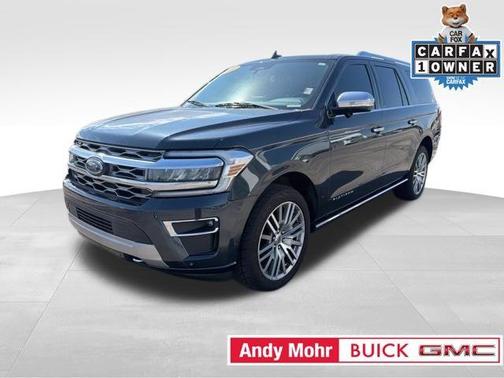 Blue Metallic 2022 Ford Expedition Max Platinum