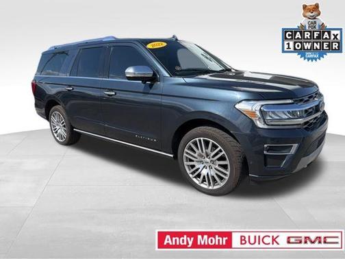 Blue Metallic 2022 Ford Expedition Max Platinum