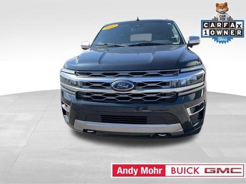 Blue Metallic 2022 Ford Expedition Max Platinum