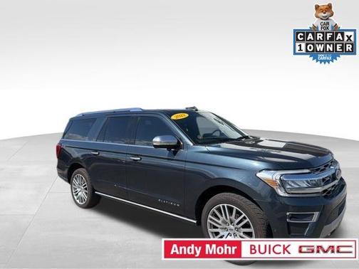 Blue Metallic 2022 Ford Expedition Max Platinum