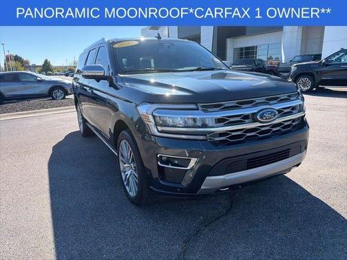 Blue Metallic 2022 Ford Expedition Max Platinum