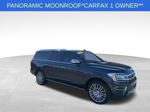 Blue Metallic 2022 Ford Expedition Max Platinum