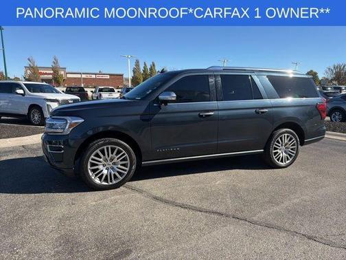 Blue Metallic 2022 Ford Expedition Max Platinum