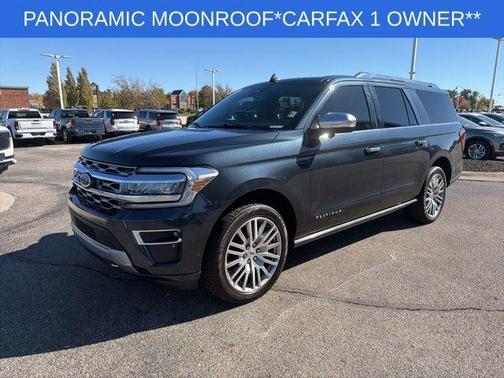 Blue Metallic 2022 Ford Expedition Max Platinum