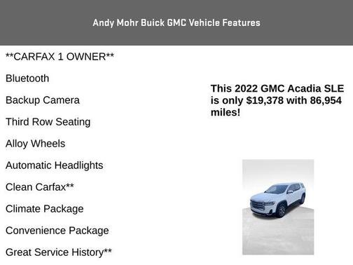 2022 GMC Acadia SLE