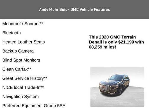 Ebony Twilight Metallic 2020 GMC Terrain Denali