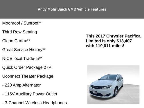 2017 Chrysler Pacifica Limited