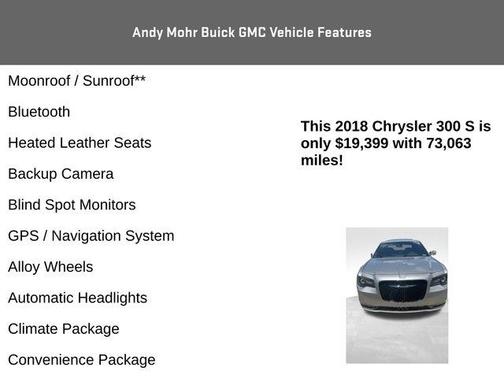 Billet Silver Metallic 2018 Chrysler 300 S