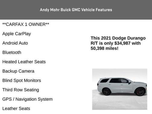 White 2021 Dodge Durango R/T