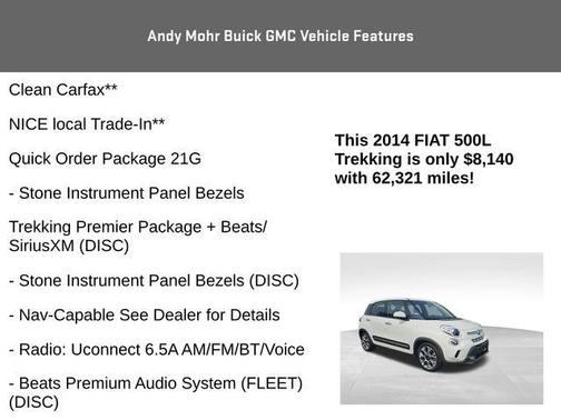 2014 FIAT 500L Trekking