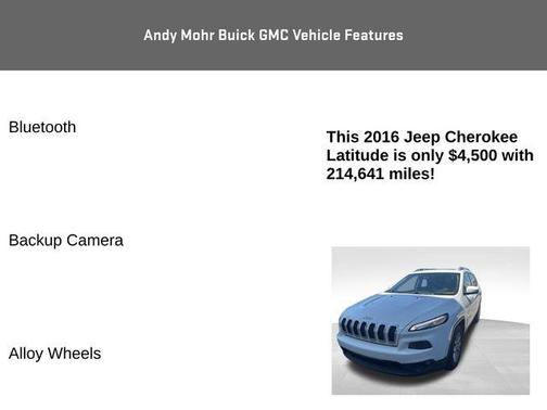 2016 Jeep Cherokee Latitude