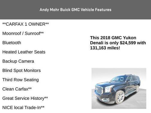 Onyx Black 2018 GMC Yukon Denali