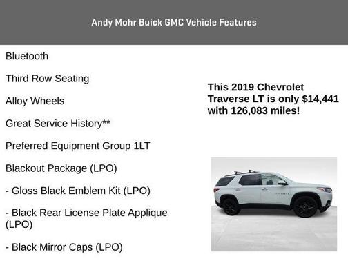 2019 Chevrolet Traverse LT Cloth