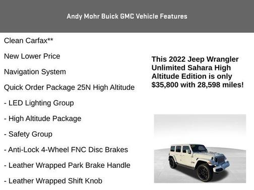 2022 Jeep Wrangler Unlimited Sahara High Altitude