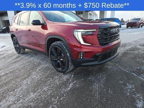 Volcanic Red 2026 GMC Acadia Elevation