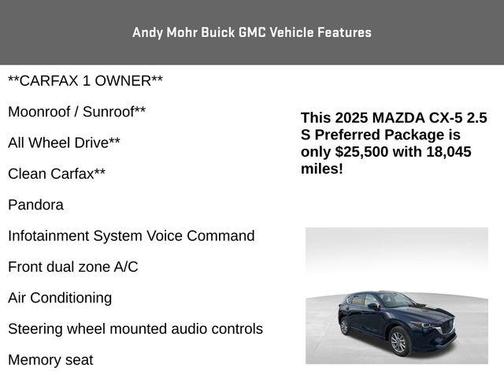 2025 Mazda CX-5 2.5 S Preferred Package