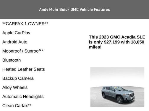 Sterling 2023 GMC Acadia SLE