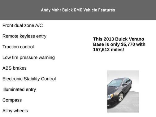 Mocha Bronze Metallic 2013 Buick Verano Base