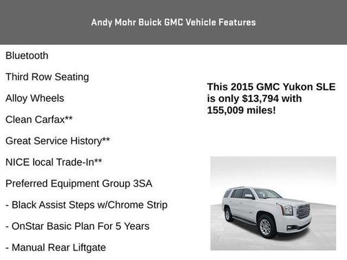 2015 GMC Yukon SLE