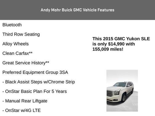 2015 GMC Yukon SLE