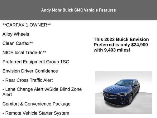Sapphire 2023 Buick Envision Preferred
